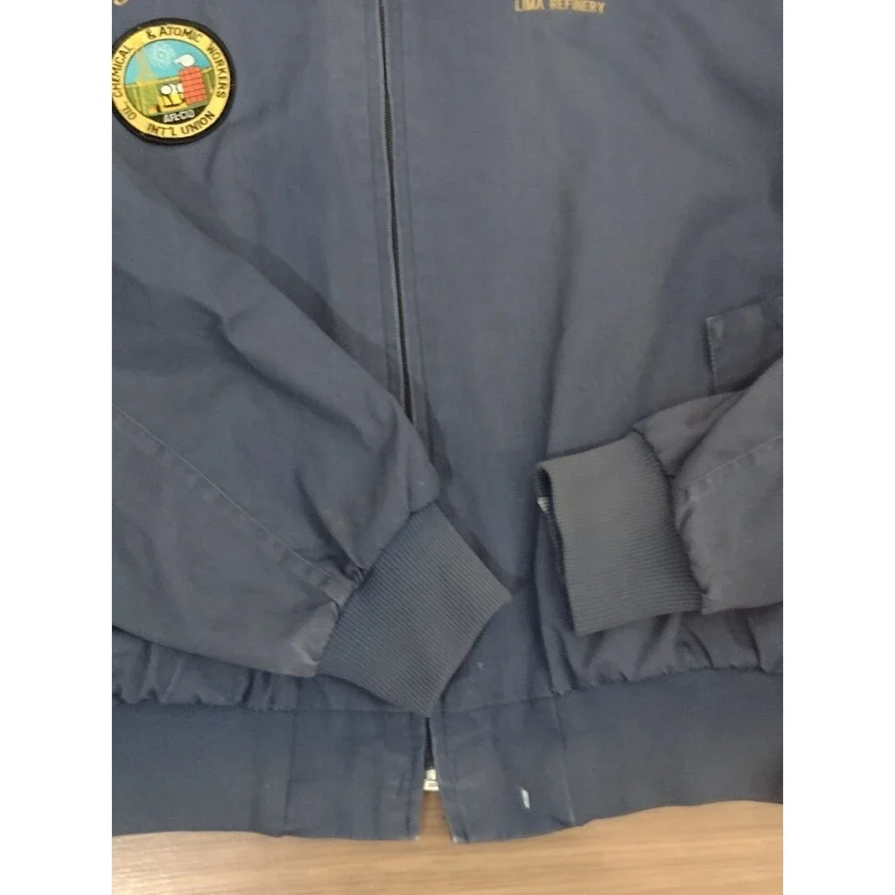 Vintage BP British Petroleum Work Jacket XXL Durable Workwear Lima Refinery